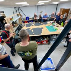 BKS (Made to Measure) Cutting room
